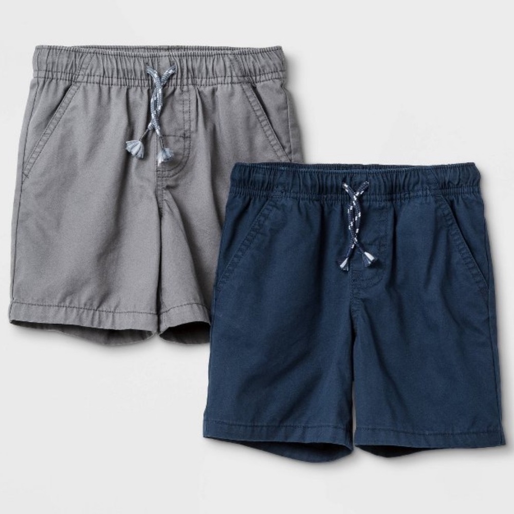 Nwt Toddler Boys 2pk Pull-On Cat & Jack 12M Shorts